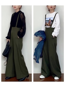 「ラブアンドピース2020」｜「アイテム（ブーツ）」を使った、SIZUさん（レディース・156cm）の秋コーディネート