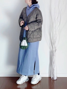 「URBAN RESEARCH Sonny Label（アーバンリサーチサニーレーベル）のアイテム（その他アウター）」を使った、SIZUさん（レディース・156cm）の冬コーディネート