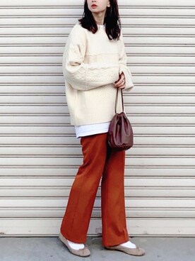 SIZUさん（レディース・156cm）の冬コーディネート