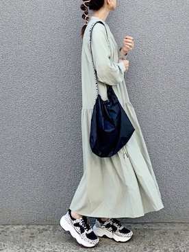 「Lucida（ルシーダ）のアイテム」を使った、SIZUさん（レディース・156cm）の春コーディネート