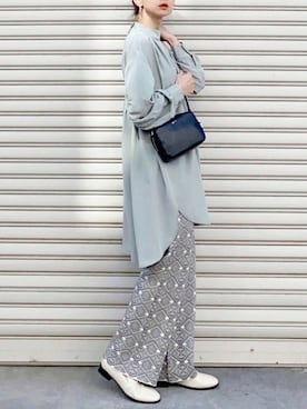 「GRL（グレイル）のアイテム（リング）」を使った、SIZUさん（レディース・156cm）の冬コーディネート