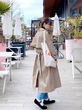 「Lepidos（レピドス）のアイテム」を使った、SIZUさん（レディース・156cm）の春コーディネート