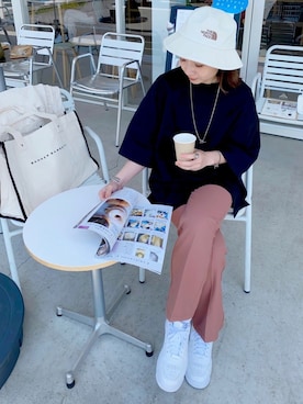 「coen by SIZU（コーエンバイシズ）のアイテム」を使った、SIZUさん（レディース・156cm）の春コーディネート