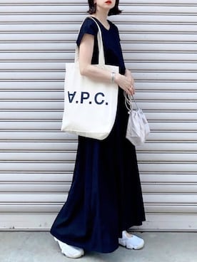 「ARKnets（アークネッツ）のアイテム」を使った、SIZUさん（レディース・156cm）の春コーディネート