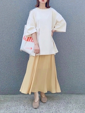 「Lepidos（レピドス）のアイテム」を使った、SIZUさん（レディース・156cm）の春コーディネート