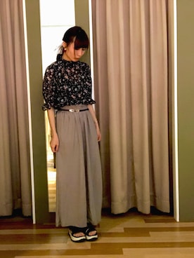 まゆりさん（レディース・166cm）の夏コーディネート