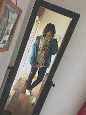 「SON OF THE CHEESE（サノバチーズ）のアイテム」を使った、yunさん（レディース・151cm）の春コーディネート