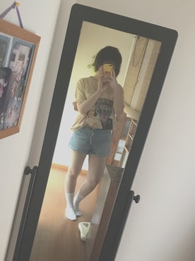 「SON OF THE CHEESE（サノバチーズ）のアイテム」を使った、yunさん（レディース・151cm）の夏コーディネート