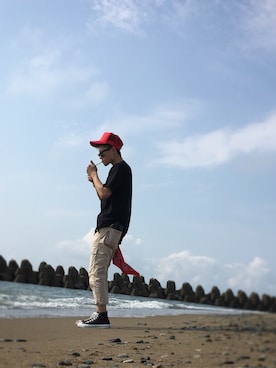 「海の日」｜Toshiki Yoshimuraさん（メンズ・174cm）の夏コーディネート