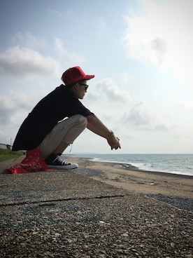 「海の日」｜Toshiki Yoshimuraさん（メンズ・174cm）の夏コーディネート