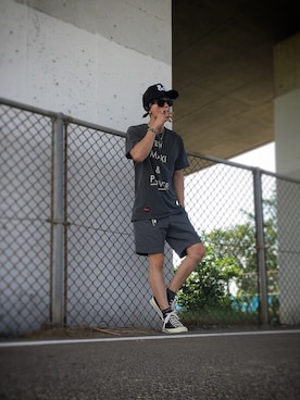 Toshiki Yoshimuraさん（メンズ・174cm）の夏コーディネート