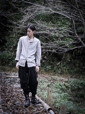 「A1923 A DICIANNOVEVENTITRE （-）のアイテム」を使った、Toshiki Yoshimuraさん（メンズ・174cm）の秋コーディネート