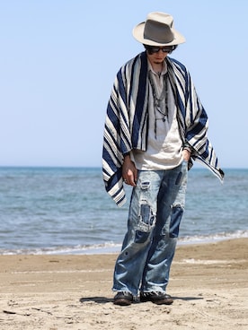 Toshiki Yoshimuraさん（メンズ・174cm）の夏コーディネート