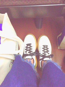 「Onitsuka Tiger × ANDREA POMPILIO（オニツカタイガーアンドレアポンピリオ）のアイテム」を使った、tom#さん（レディース・150cm）の冬コーディネート