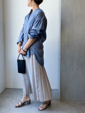 「Lilas Campbell（リラキャンベル）のアイテム」を使った、nano・universe lady's pressさん（レディース・162cm）の春コーディネート