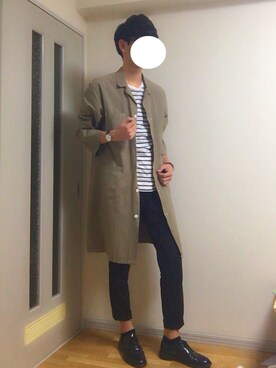「春コート」｜すこさん（メンズ・185cm）の春コーディネート