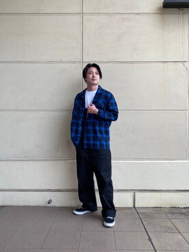 「schott（ショット）のアイテム（オールインワン・サロペット）」を使った、tomoyaさん（メンズ・166cm）の夏コーディネート