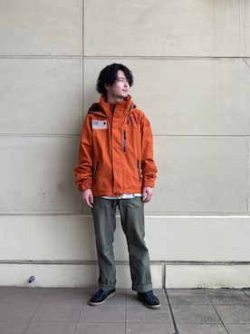 「schott（ショット）のSchott/ショット/ARMY FATIGUE PANTS/アーミー ファティーグ パンツ（その他パンツ）」を使った、tomoyaさん（メンズ・166cm）の秋コーディネート