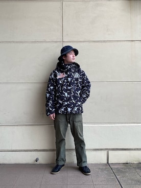 「schott（ショット）のSchott/ショット/ARMY FATIGUE PANTS/アーミー ファティーグ パンツ（その他パンツ）」を使った、tomoyaさん（メンズ・166cm）の秋コーディネート
