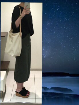 福太郎さん（レディース・164cm）の春コーディネート