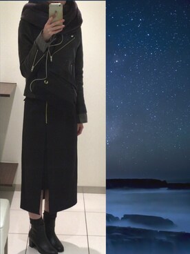 福太郎さん(レディース・164cm)の冬コーディネート