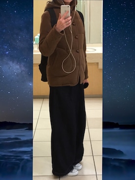 福太郎さん（レディース・164cm）の冬コーディネート