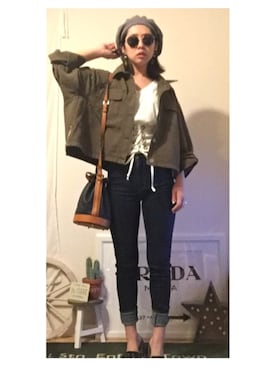 kaori.ksさん（レディース・157cm）の春コーディネート