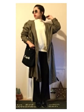 「Acne Studios（アクネストゥディオズ）のアイテム（パンプス）」を使った、kaori.ksさん（レディース・157cm）の春コーディネート
