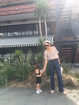 「SLY（スライ）のアイテム（シャツ/ブラウス、その他）」を使った、momo_xoxo.babyさん（レディース・170cm）の秋コーディネート