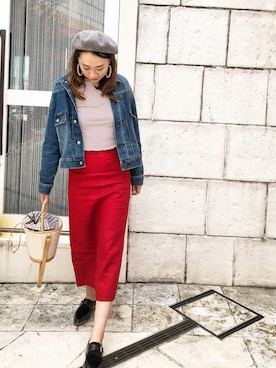 momo_xoxo.babyさん（レディース・170cm）の春コーディネート