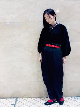 赤黒コーデ のレディース人気ファッションコーディネート Wear
