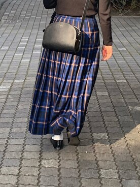 「F.McGREGOR（エフマックレガー）のアイテム」を使った、AYANEさん（レディース・153cm）の冬コーディネート