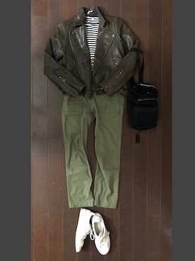 「Felisi（フェリージ）のアイテム」を使った、akiraさん（レディース・166cm）の春コーディネート