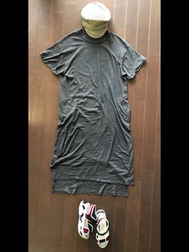 「BEAUTY&YOUTH UNITED ARROWS（ビューティーアンドユースユナイテッドアローズ）のアイテム（キャスケット）」を使った、akiraさん（レディース・166cm）の夏コーディネート