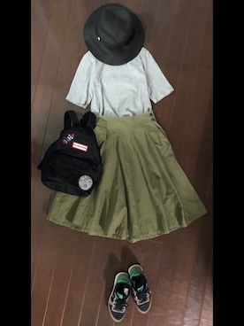 「暑すぎる」｜akiraさん（レディース・166cm）の夏コーディネート