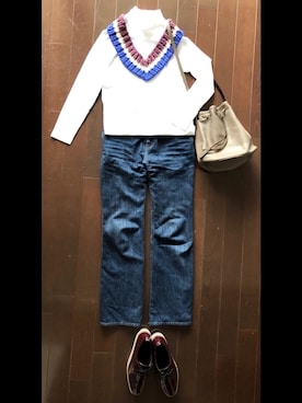 「Felisi（フェリージ）のアイテム」を使った、akiraさん（レディース・166cm）の秋コーディネート
