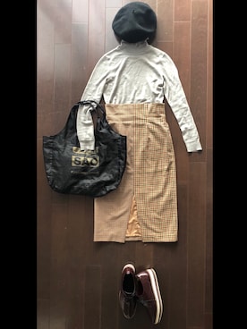 「のんびり」｜akiraさん（レディース・166cm）の秋コーディネート