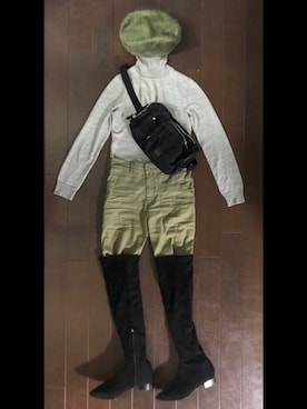 「Felisi（フェリージ）のアイテム」を使った、akiraさん（レディース・166cm）の秋コーディネート