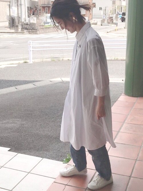 じゅり Guのシャツワンピースを使ったコーディネート Wear