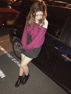 marioさん（レディース・157cm）の冬コーディネート