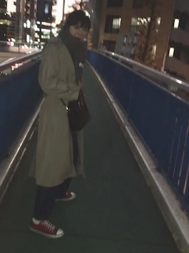 「CHARUER（シャルエ）のアイテム」を使った、miさん（レディース・165cm）の冬コーディネート