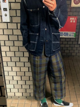 「アイテム（ソックス/靴下）」を使った、Maiuさん（メンズ・170cm）の春コーディネート