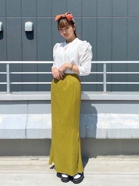 hamamoto hiyoriさん（レディース・156cm）の夏コーディネート