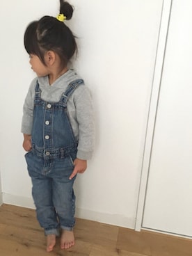 「90cm」｜「アイテム（オールインワン・サロペット）」を使った、marcoさん（キッズ・70cm）の春コーディネート