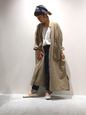 「chambre de charme（シャンブルドゥシャーム）のアイテム（ワンピース）」を使った、Malle CDC lumine ikebukuroさん（レディース・145cm）の夏コーディネート