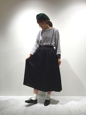 「chambre de charme（シャンブルドゥシャーム）のアイテム（スカート）」を使った、Malle CDC lumine ikebukuroさん（レディース・160cm）の夏コーディネート