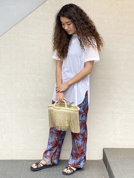 榎本さん(レディース・156cm)の春コーディネート