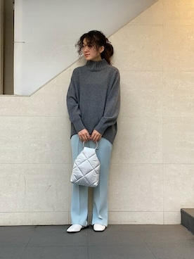 榎本さん(レディース・156cm)の冬コーディネート