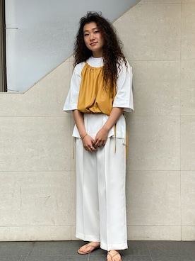 榎本さん（レディース・156cm）の春コーディネート