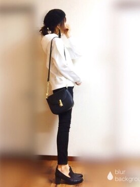 「one after another NICE CLAUP（ワンアフターアナザーナイスクラップ）のアイテム（財布/小物）」を使った、ぴょんさん（レディース・167cm）の冬コーディネート